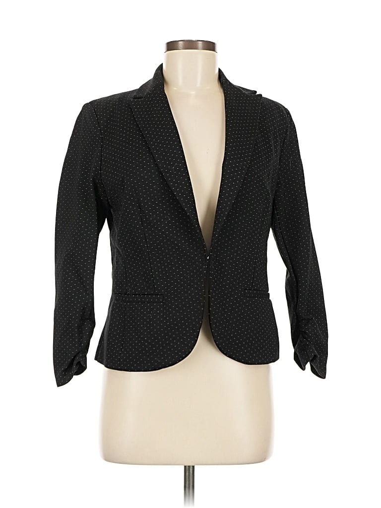 Pre-owned Amanda + Chelsea Blazer Jacket In Black