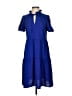 DKNY 100% Polyester Blue Casual Dress Size 2 - photo 1