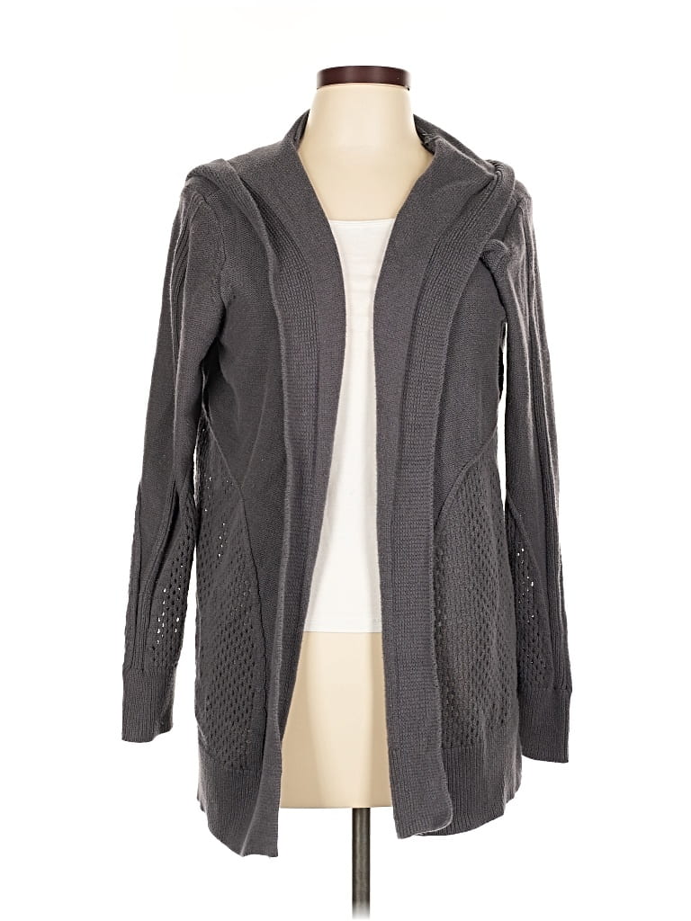 Pre-owned Simply Vera Vera Wang Cardigan Sweater In Gray