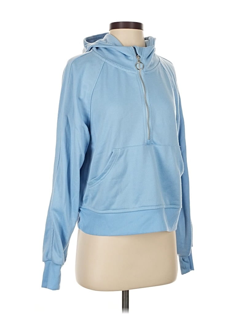 Pre-owned Unbranded Pullover Hoodie In Blue