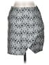 Very J 100% Polyester Paisley Silver Casual Skirt Size S - photo 1