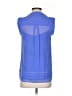 Ted Baker London 100% Polyester Blue Sleeveless Blouse Size 2 (0) - photo 2