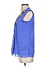 Ted Baker London 100% Polyester Blue Sleeveless Blouse Size 2 (0) - photo 5