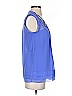 Ted Baker London 100% Polyester Blue Sleeveless Blouse Size 2 (0) - photo 4
