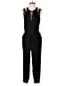 Rebecca Taylor 100% Polyester Solid Black Jumpsuit Size 4 - photo 1