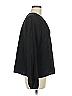 Self Contrast Black Long Sleeve Blouse Size M - photo 4