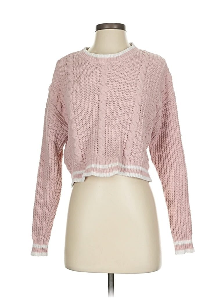 Pre-owned Assorted Brands Pullover Sweater In Pink