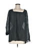 Max Mara Black 3/4 Sleeve Blouse Size 8 - photo 1