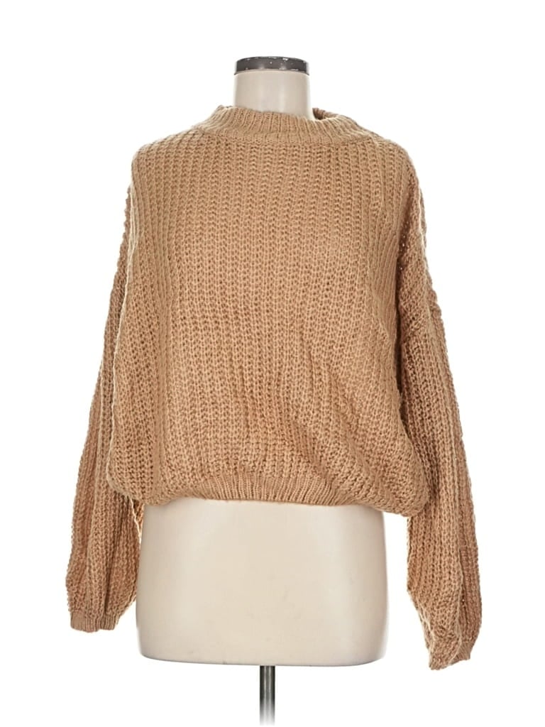 Click to view more detailed imagery on our partner's website Pre-owned Simplee Pullover Sweater In Brown
