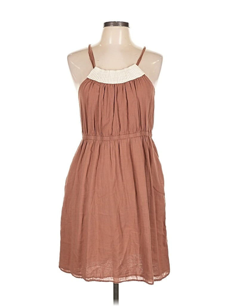 Pre-owned Left Of Center Casual Dress In Brown