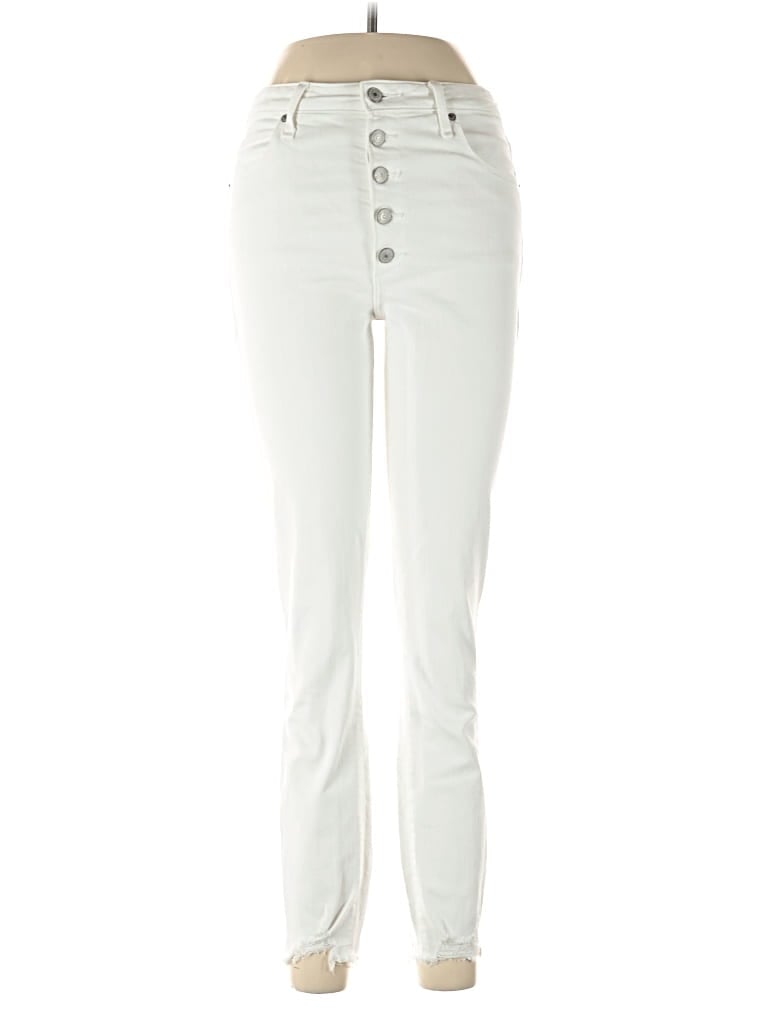 Click to view more detailed imagery on our partner's website Pre-owned Abercrombie & Fitch Jeans In White