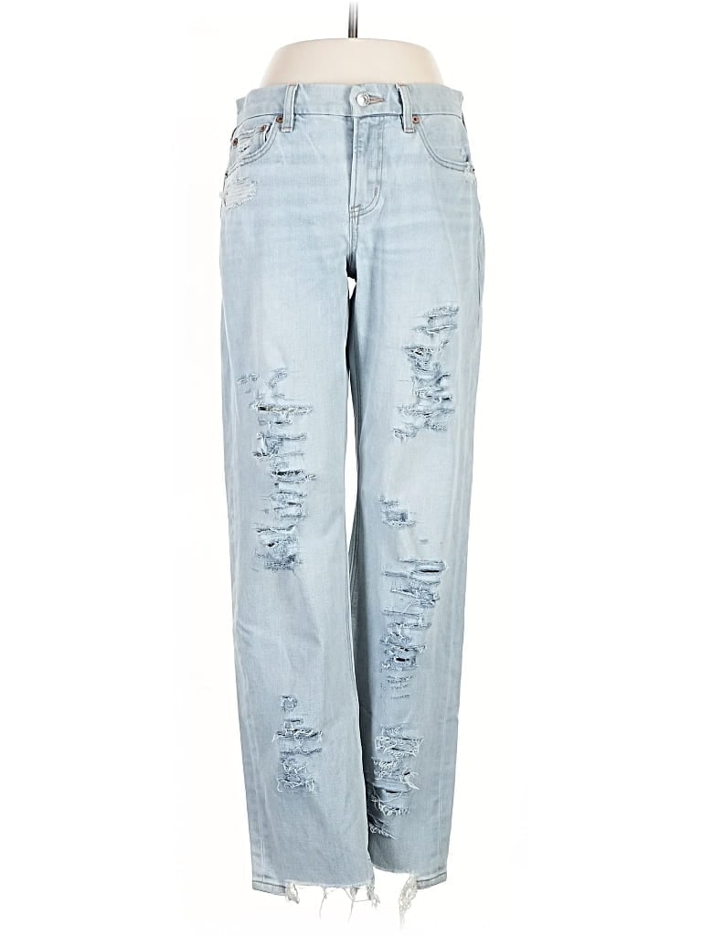 NEW YORK AND COMPANY Pre-owned Jeans In Burgundy