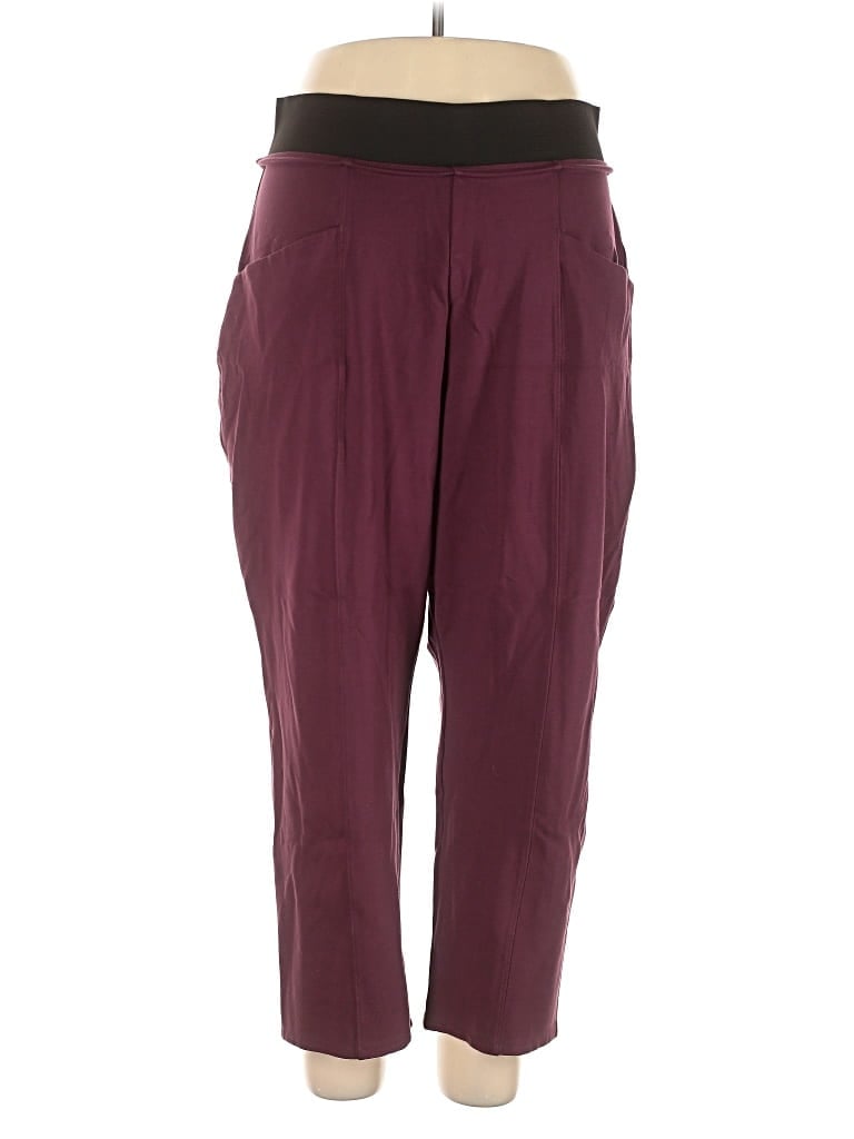 Pre-owned Old Navy Casual Pants In Burgundy