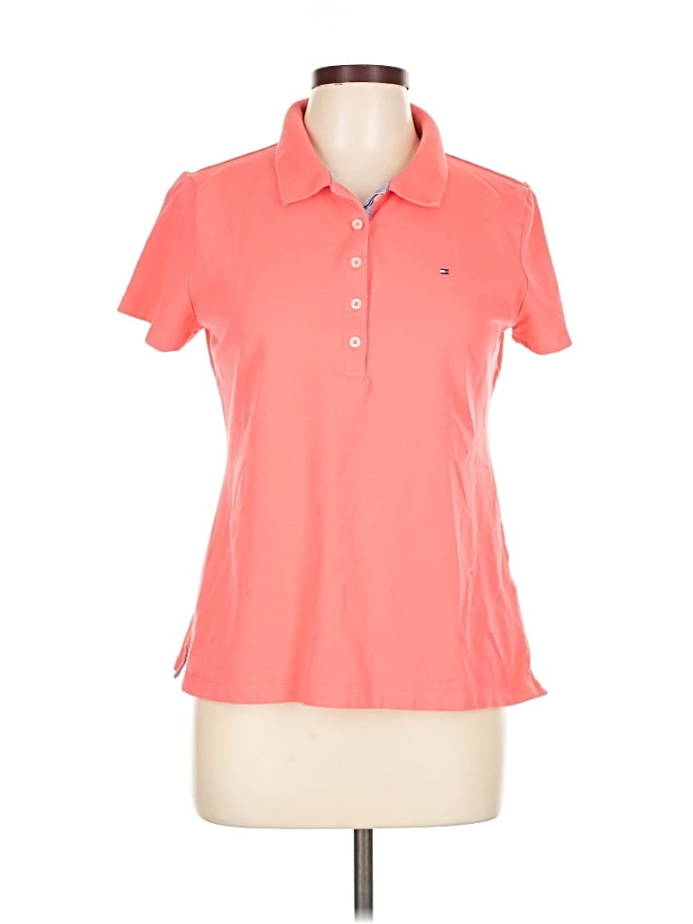 TOMMY HILFIGER Pre-owned Short Sleeve Polo Shirt In Pink