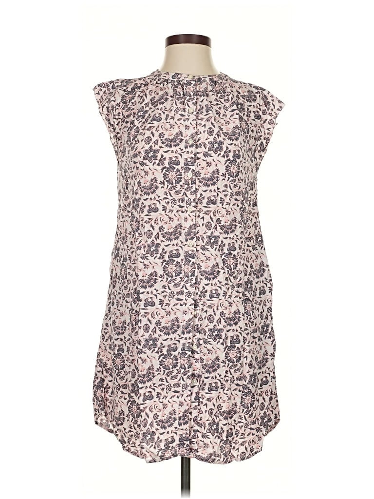 Pre-owned Ann Taylor Loft Casual Dress In White