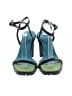 Marques'Almeida Color Block Green Black Heels Size EU 39 - photo 2