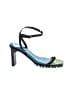 Marques'Almeida Color Block Green Black Heels Size EU 39 - photo 1
