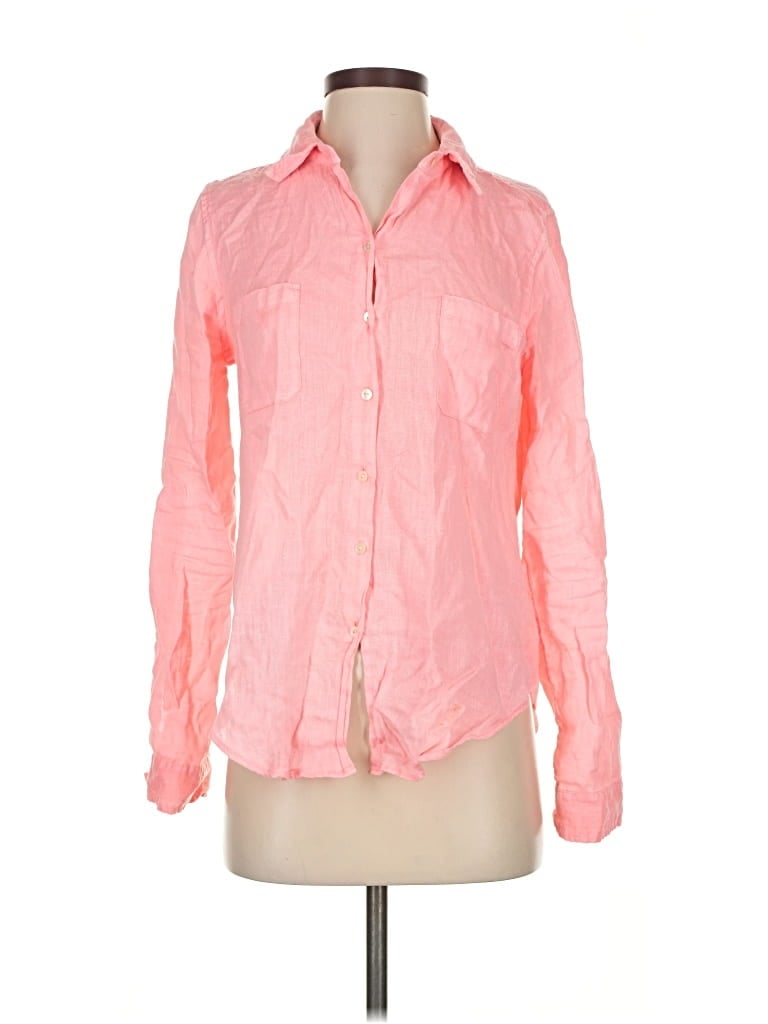Pre-owned Lilly Pulitzer Long Sleeve Button Down Shirt In Pink