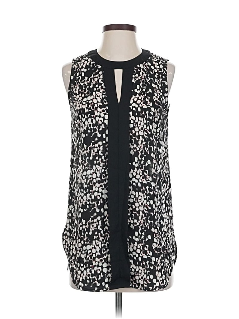 Click to view more detailed imagery on our partner's website Pre-owned Vince Camuto Sleeveless Blouse In Black