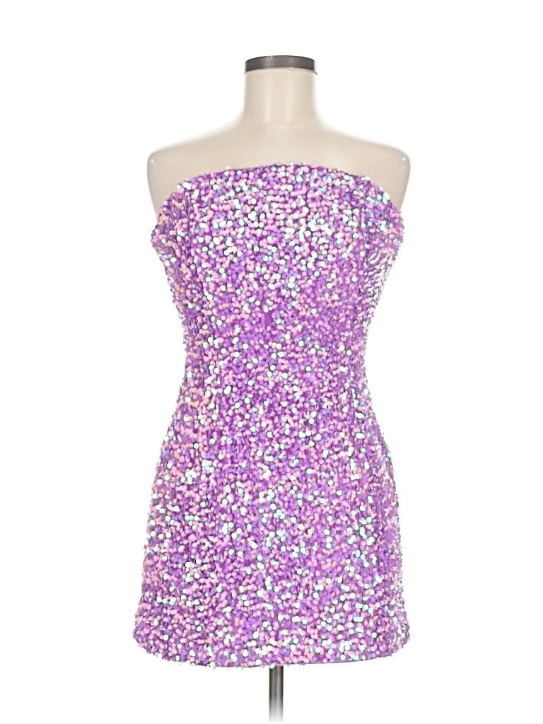 Pre-owned Nasty Gal Inc. Cocktail Dress In Purple
