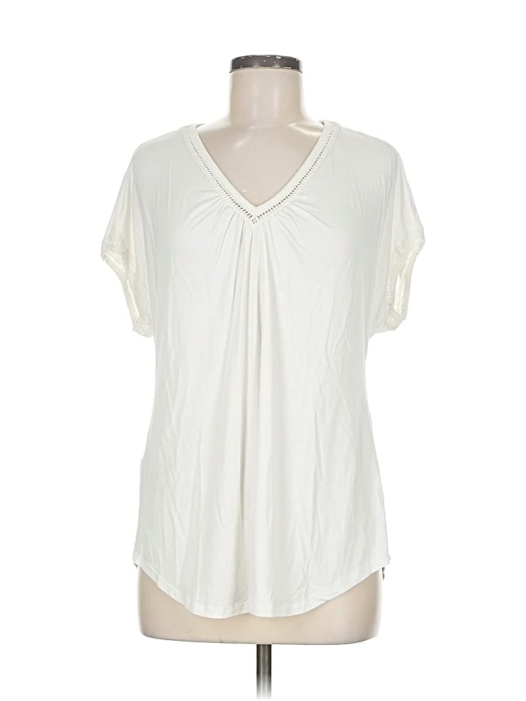 Pre-owned Meadow Rue Short Sleeve T-shirt In White
