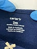 Carter's 100% Cotton Blue Long Sleeve Onesie 0-3 MO / 3 MO - photo 3