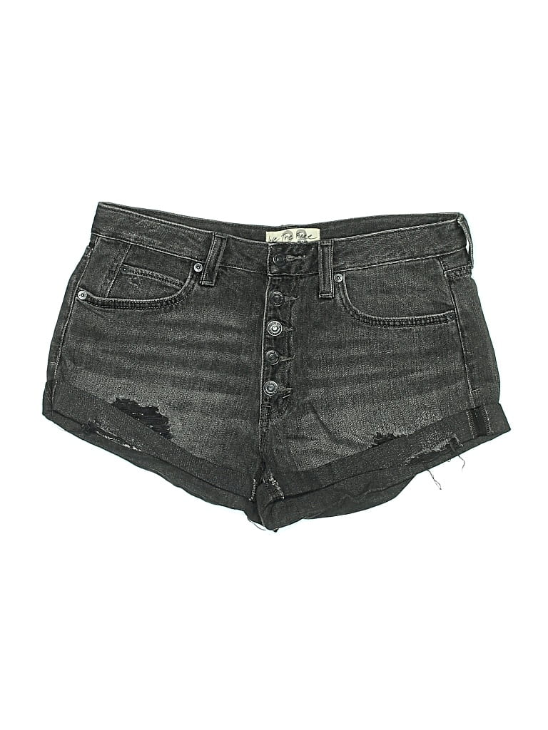 Pre-owned We The Free Denim Shorts In Black