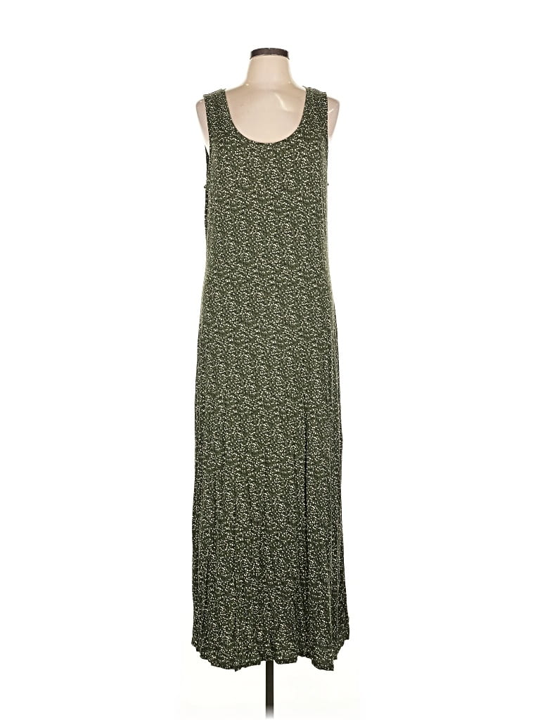 Pre-owned Amazon Essentials Casual Dress In Green