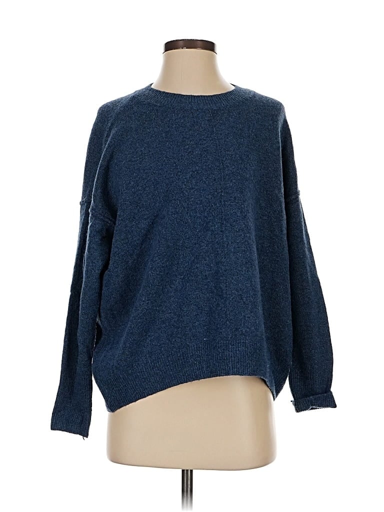 Pre-owned Vince Camuto Pullover Sweater In Blue