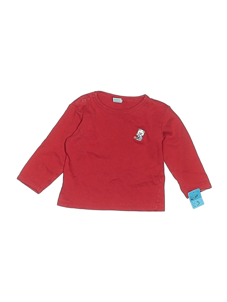 Pre-owned Assorted Brands Kids' 3/4 Sleeve T-shirt In Red
