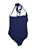 Unbranded Solid Blue One Piece Swimsuit Size S - photo 2