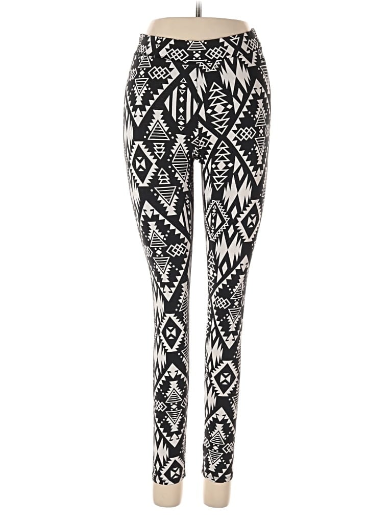 Pre-owned Victoria's Secret Pink Leggings In Black