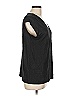 Catherine Malandrino Black Short Sleeve Top Size L - photo 4