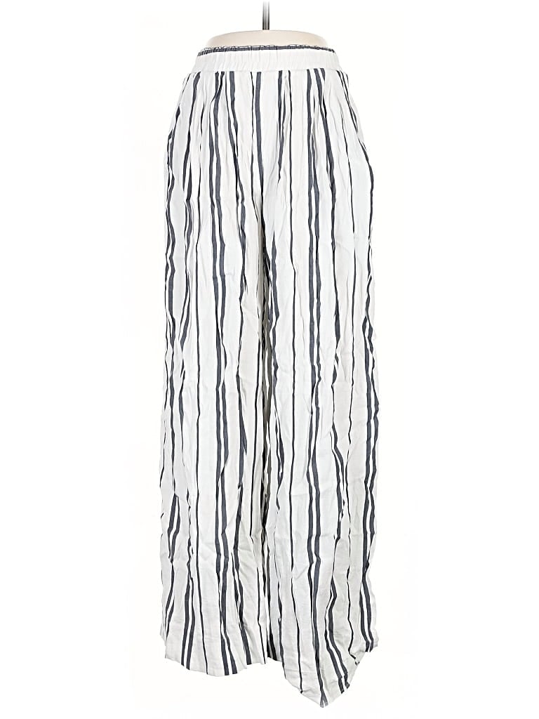 Pre-owned H&m Linen Pants In White