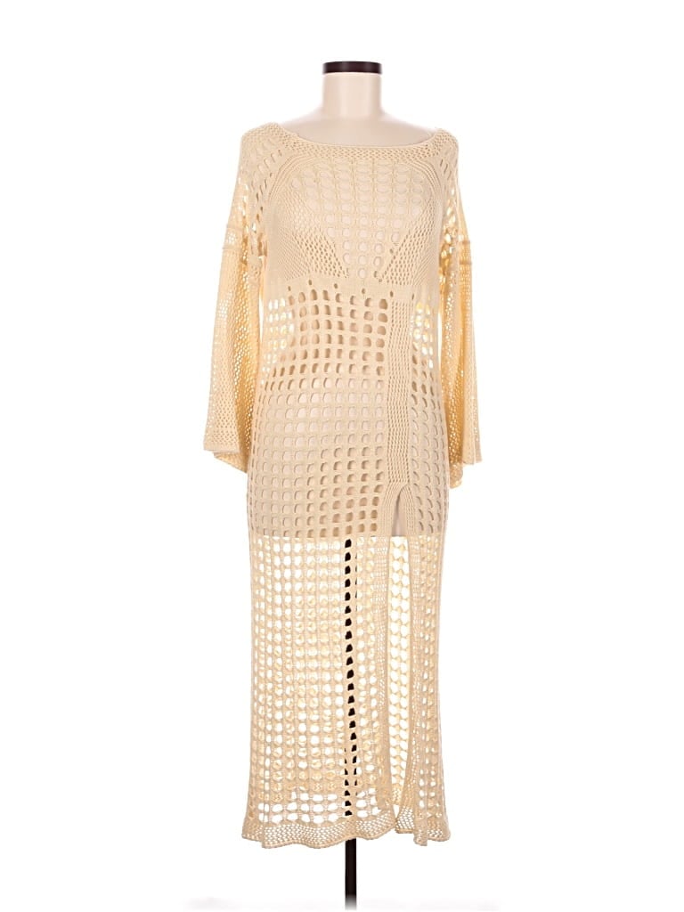 Pre-owned Unbranded Casual Dress In White