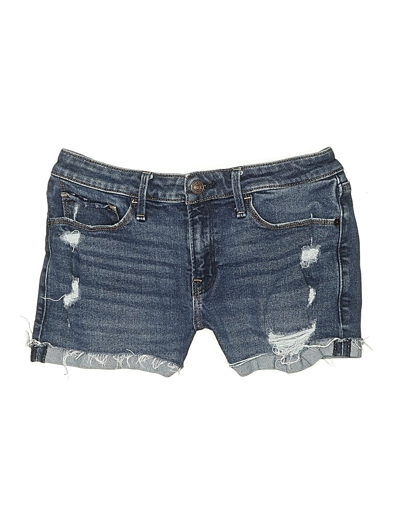 Pre-owned Abercrombie & Fitch Denim Shorts In Blue