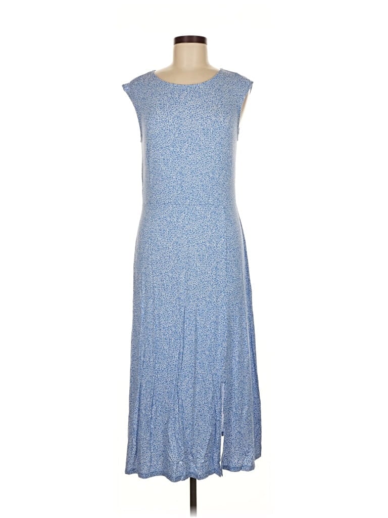 Pre-owned Ann Taylor Loft Outlet Casual Dress In Blue