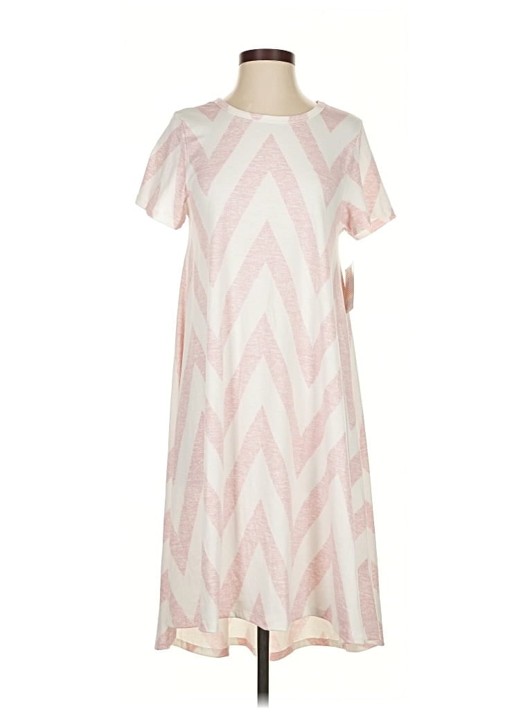 Pre-owned Lularoe Casual Dress In Pink