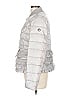 Tahari 100% Nylon Metallic Silver Jacket Size L - photo 5