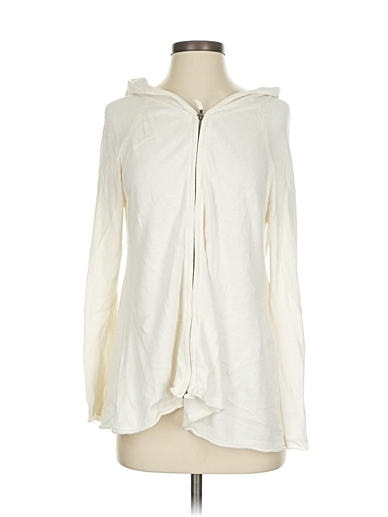 Pre-owned Assorted Brands Cardigan Sweater In White