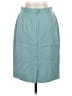 Carlisle 100% Acetate Solid Teal Formal Skirt Size 8 - photo 2