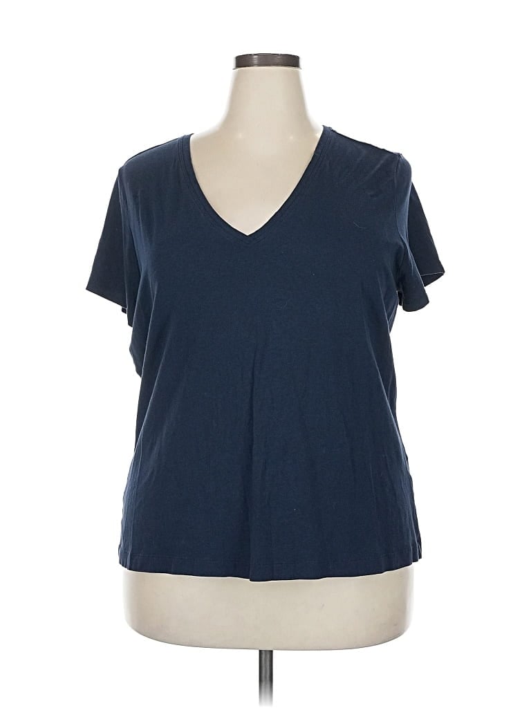 Pre-owned Banana Republic Factory Store Short Sleeve T-shirt In Blue