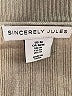 Sincerely Jules Tan Cardigan Size M - photo 7