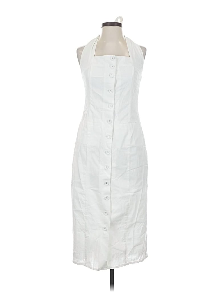 Pre-owned Commense Casual Dress In White