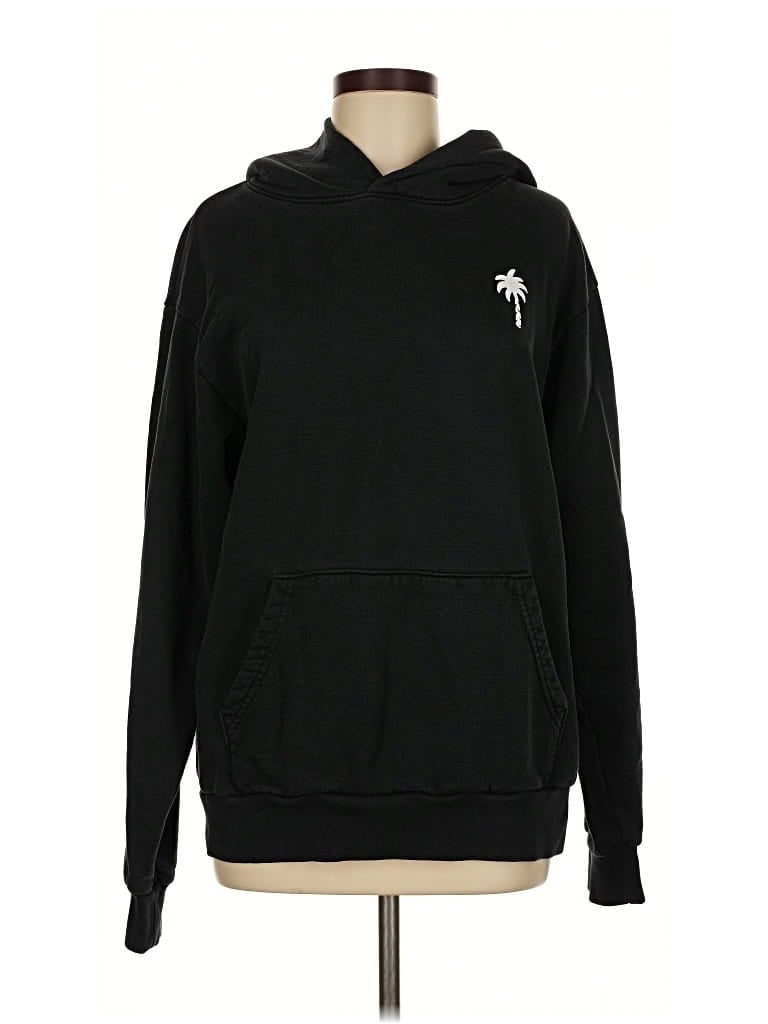 Pre-owned Assorted Brands Pullover Hoodie In Black