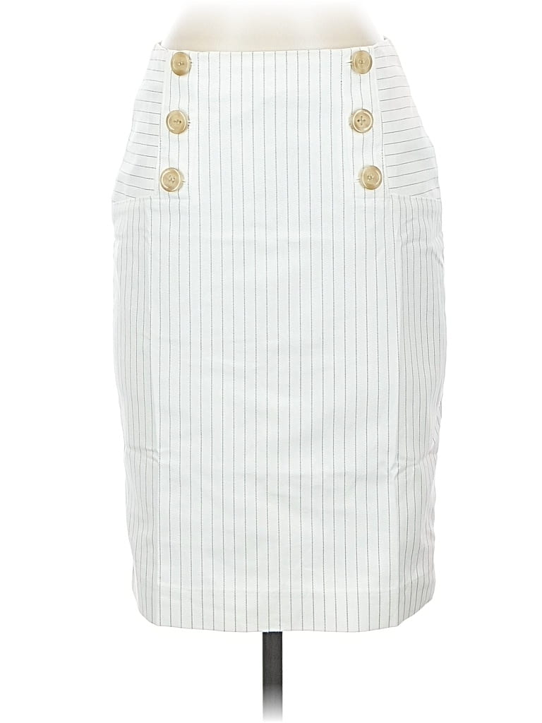 Pre-owned Ann Taylor Casual Skirt In White