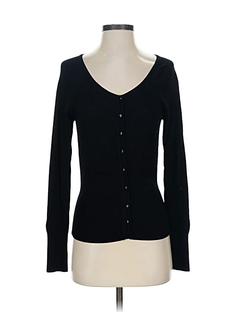 Pre-owned Claudia Sträter Cardigan Sweater In Black