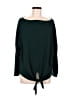 White Birch Green Long Sleeve Top Size M - photo 1