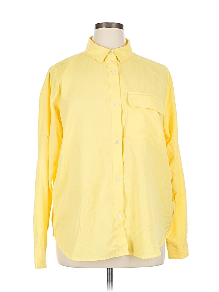 Exofficio Long Sleeve Blouse In Yellow
