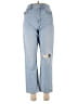 Madewell 100% Cotton Hearts Blue Jeans Size 26 waist - photo 1
